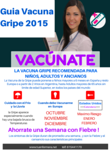 campaña vacunación de la gripe 2015