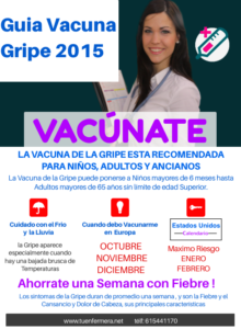 Campaña Vacuna de la Gripe 2015