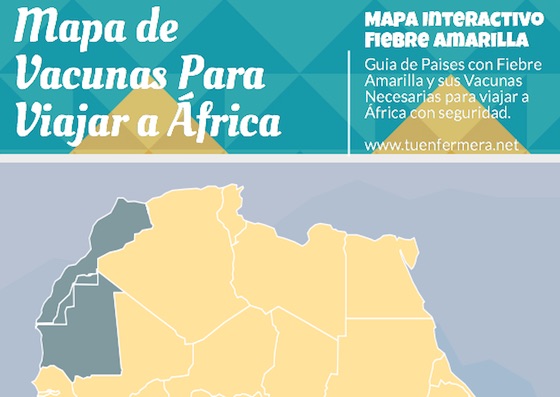 Mapa Interactivo de Africa y la fiebre amarilla